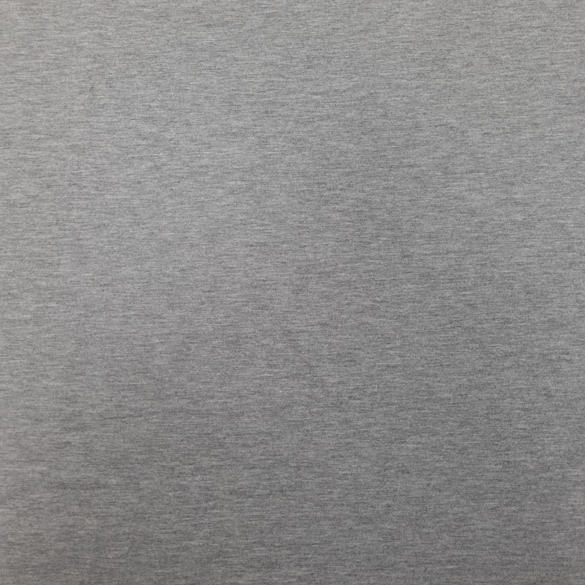 Baumwolljersey grau 80 cm Reststück CSM-STOFFE
