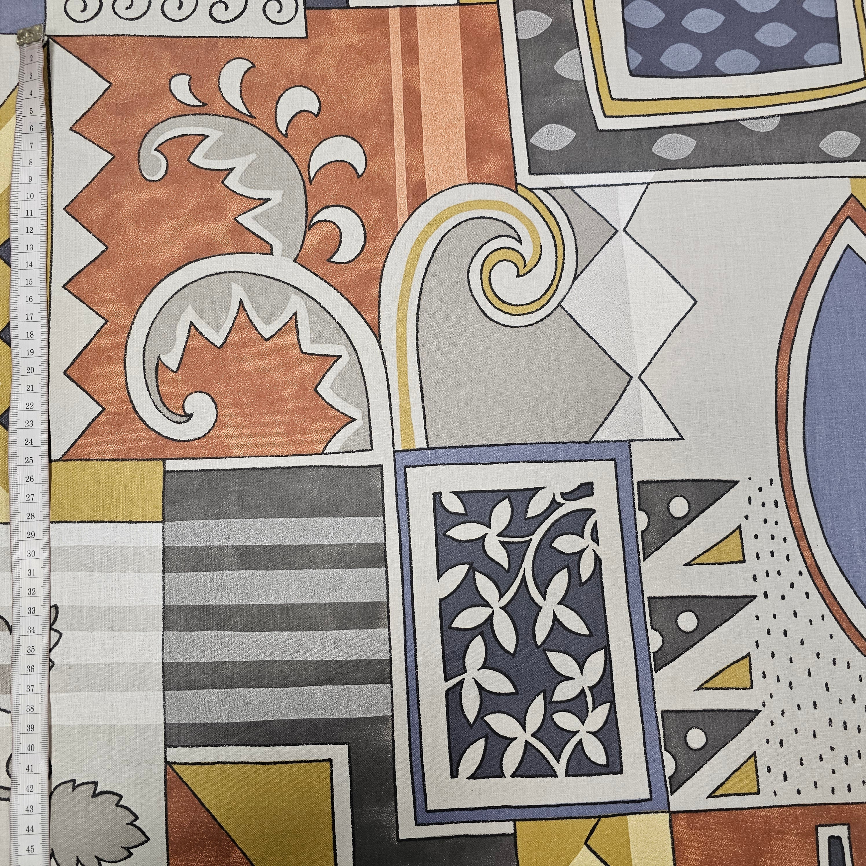 Baumwollstoff Popeline | geometrisches Muster CSM-STOFFE