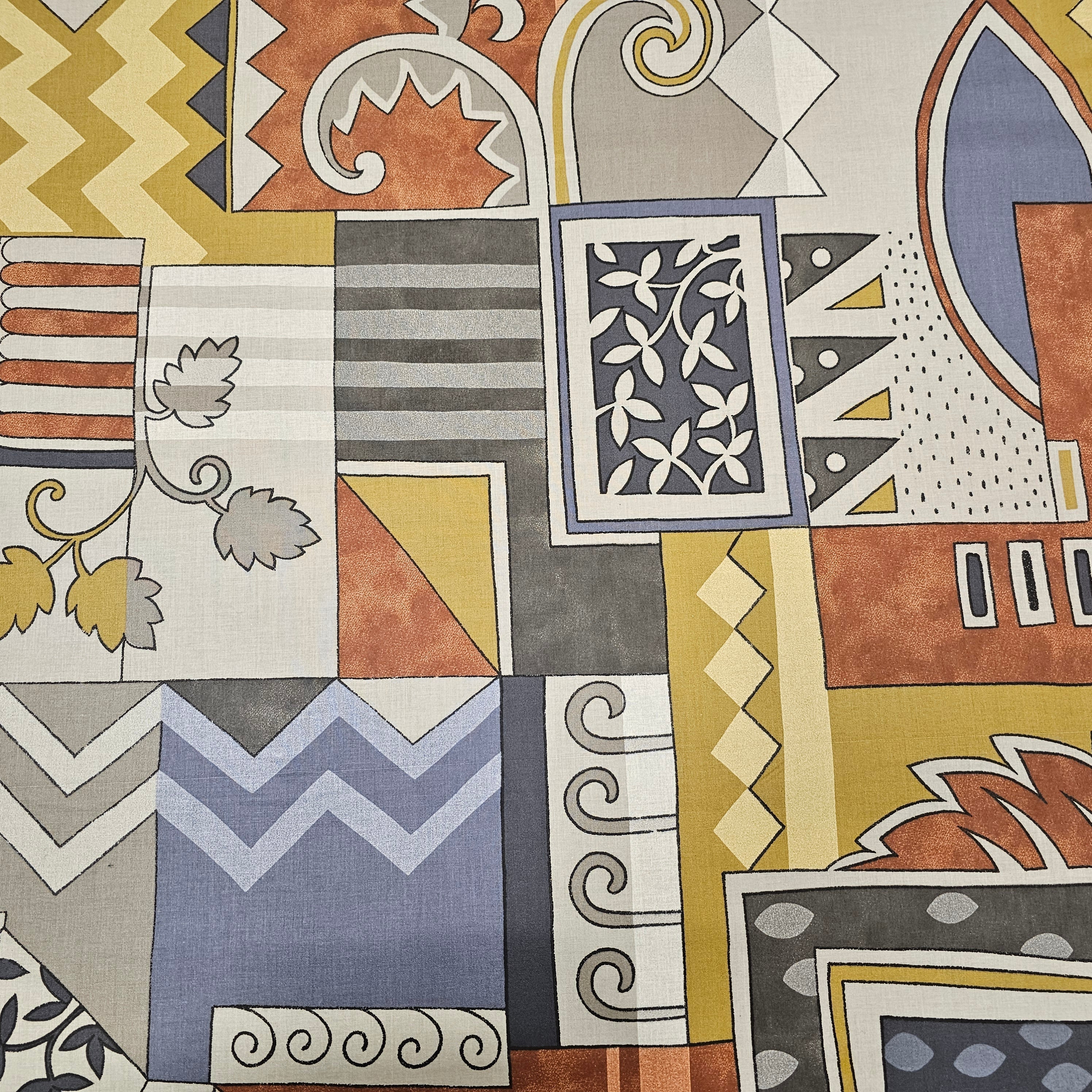 Baumwollstoff Popeline | geometrisches Muster CSM-STOFFE