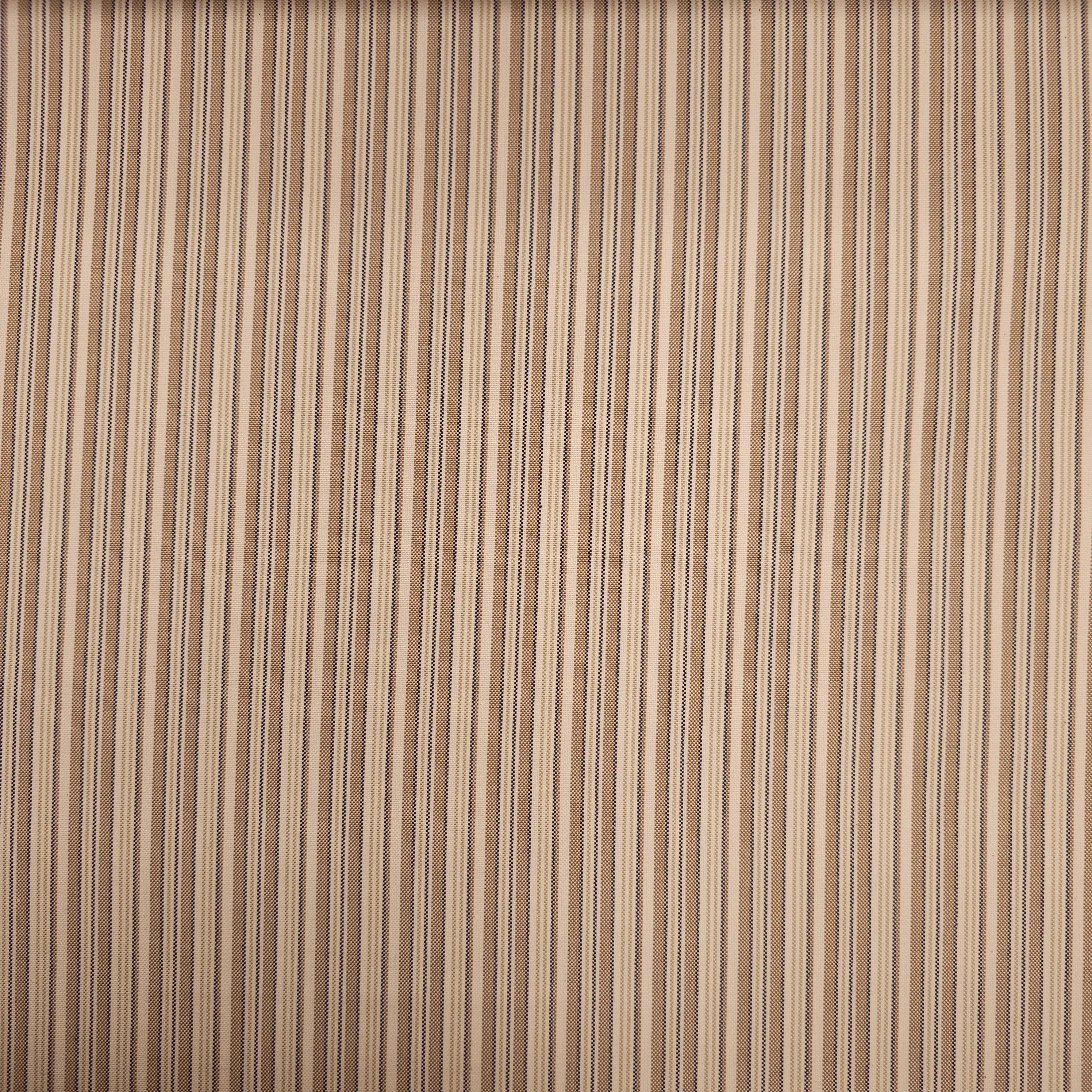Baumwollstoff gestreift beige CSM-STOFFE