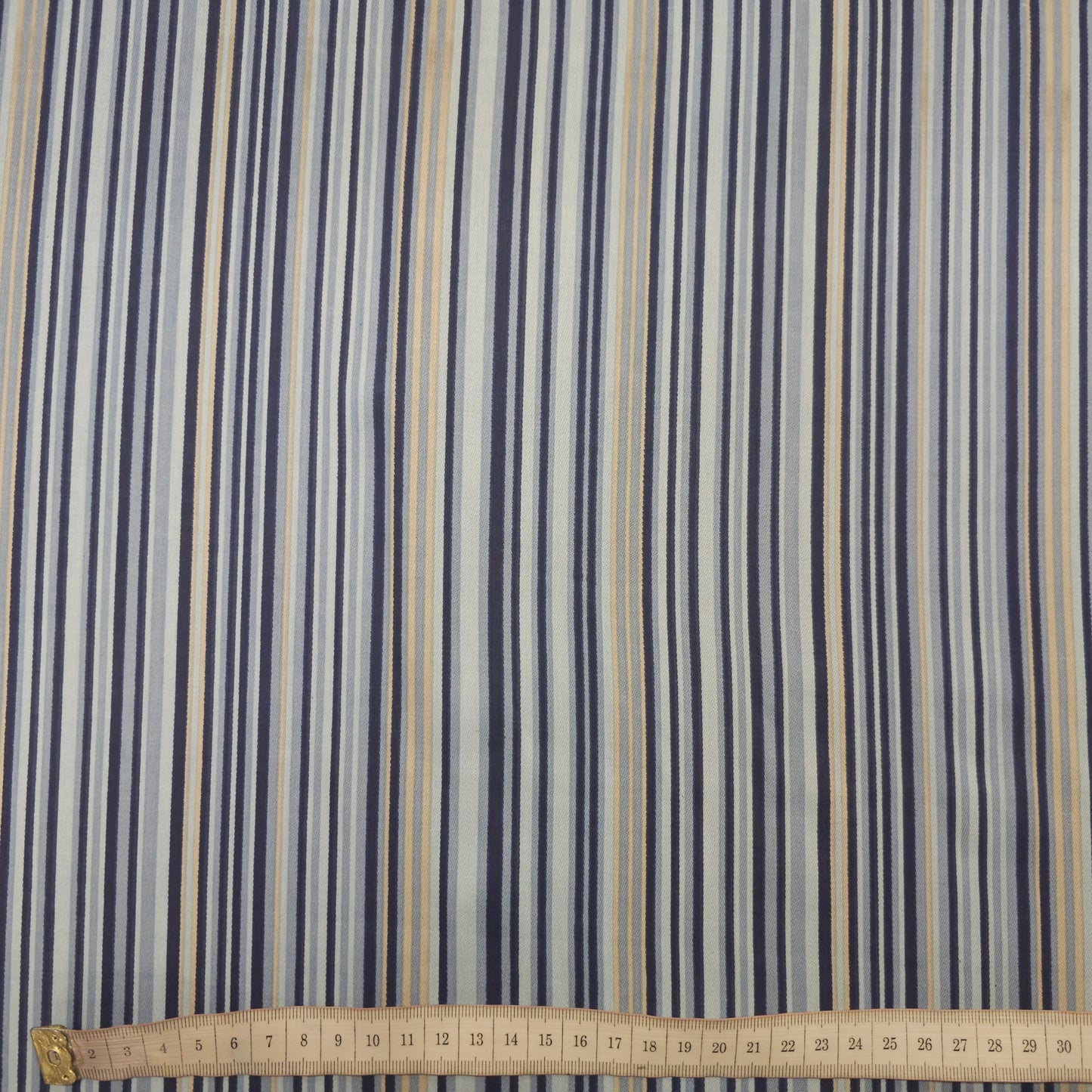 Baumwollstoff gestreift blau CSM-STOFFE