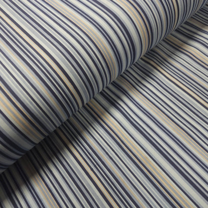 Baumwollstoff gestreift blau CSM-STOFFE