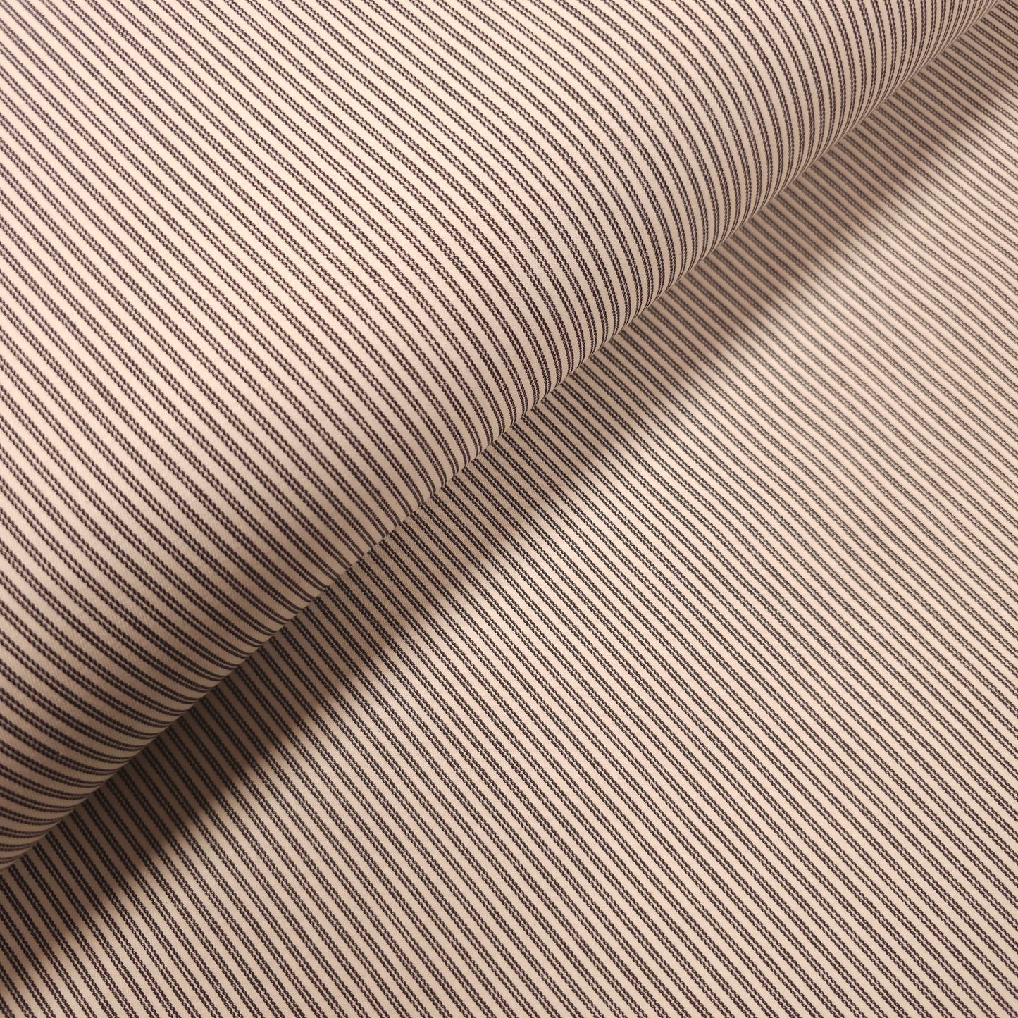 Baumwollstoff gestreift schwarz/creme CSM-STOFFE