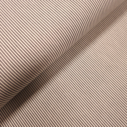 Baumwollstoff gestreift schwarz/creme CSM-STOFFE