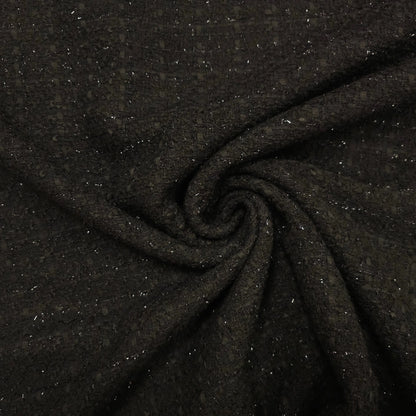Bouclé Stoff Noir Étoilé CSM-STOFFE