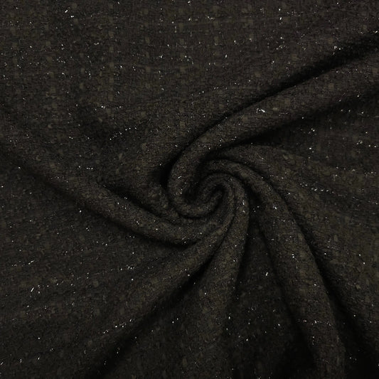Bouclé Stoff Noir Étoilé CSM-STOFFE