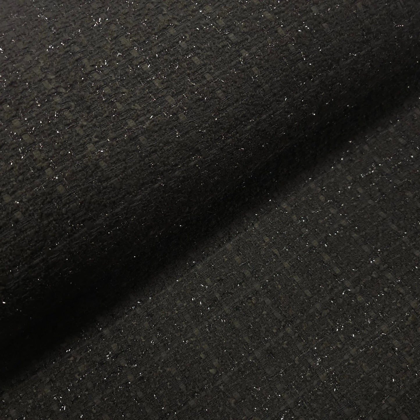 Bouclé Stoff Noir Étoilé CSM-STOFFE
