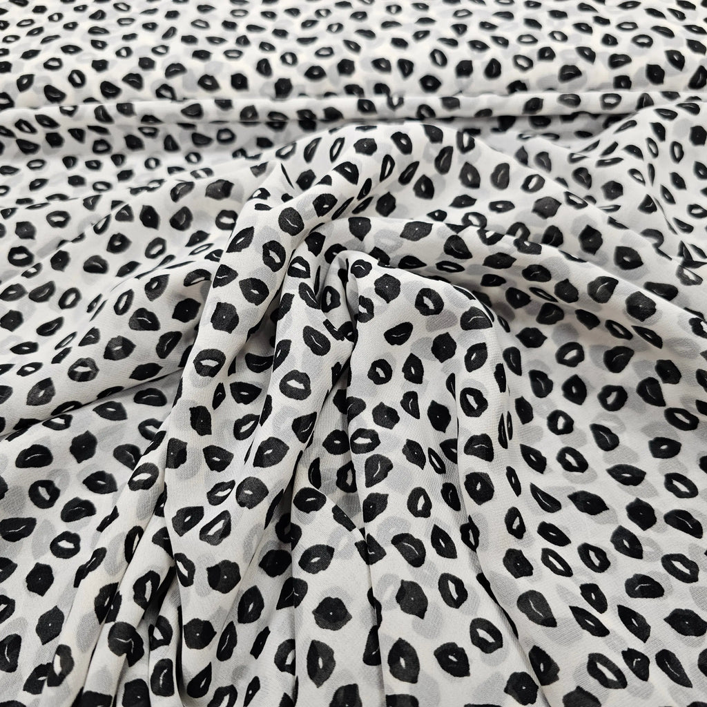 Chiffon Kuss Muster CSM-STOFFE