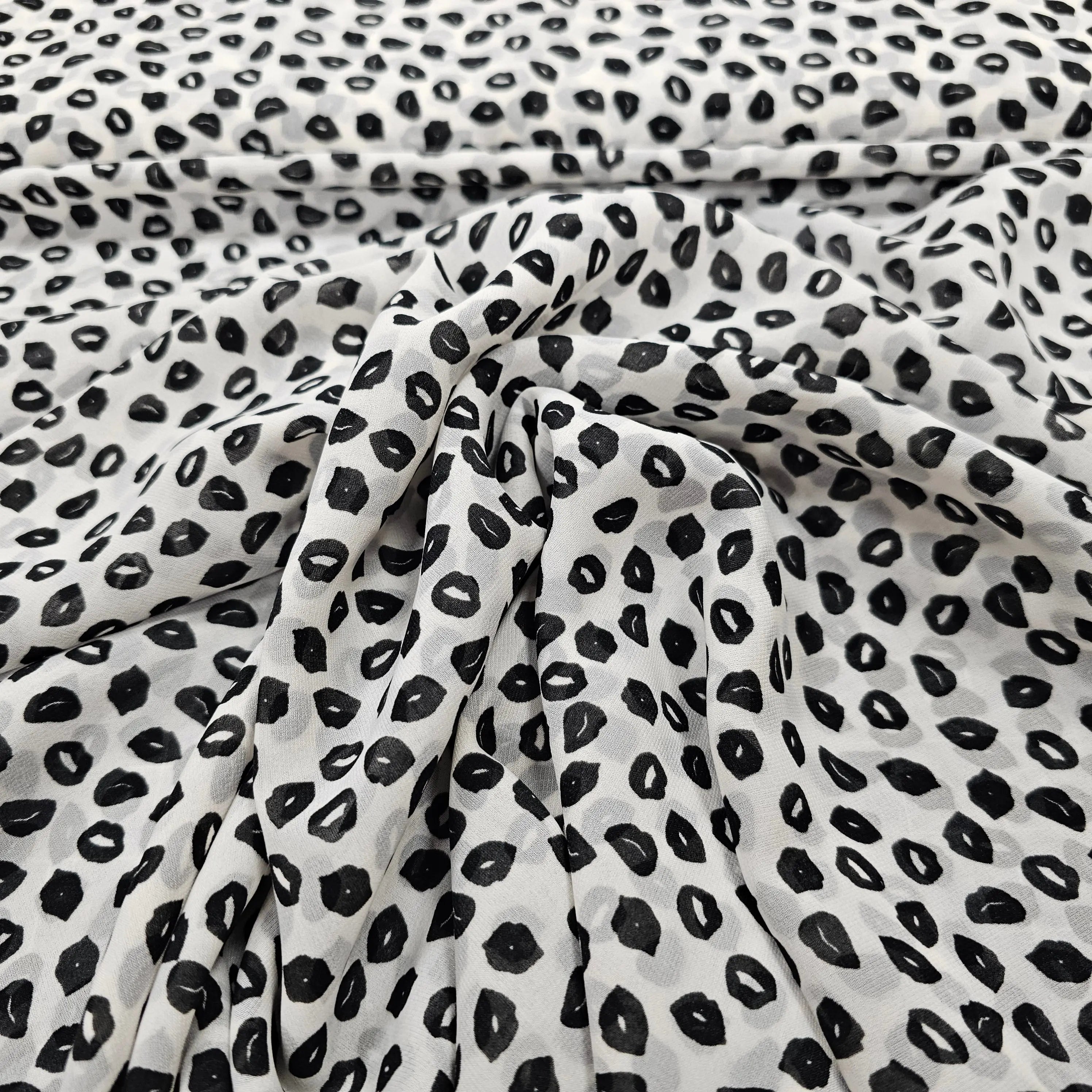 Chiffon Kuss Muster CSM-STOFFE