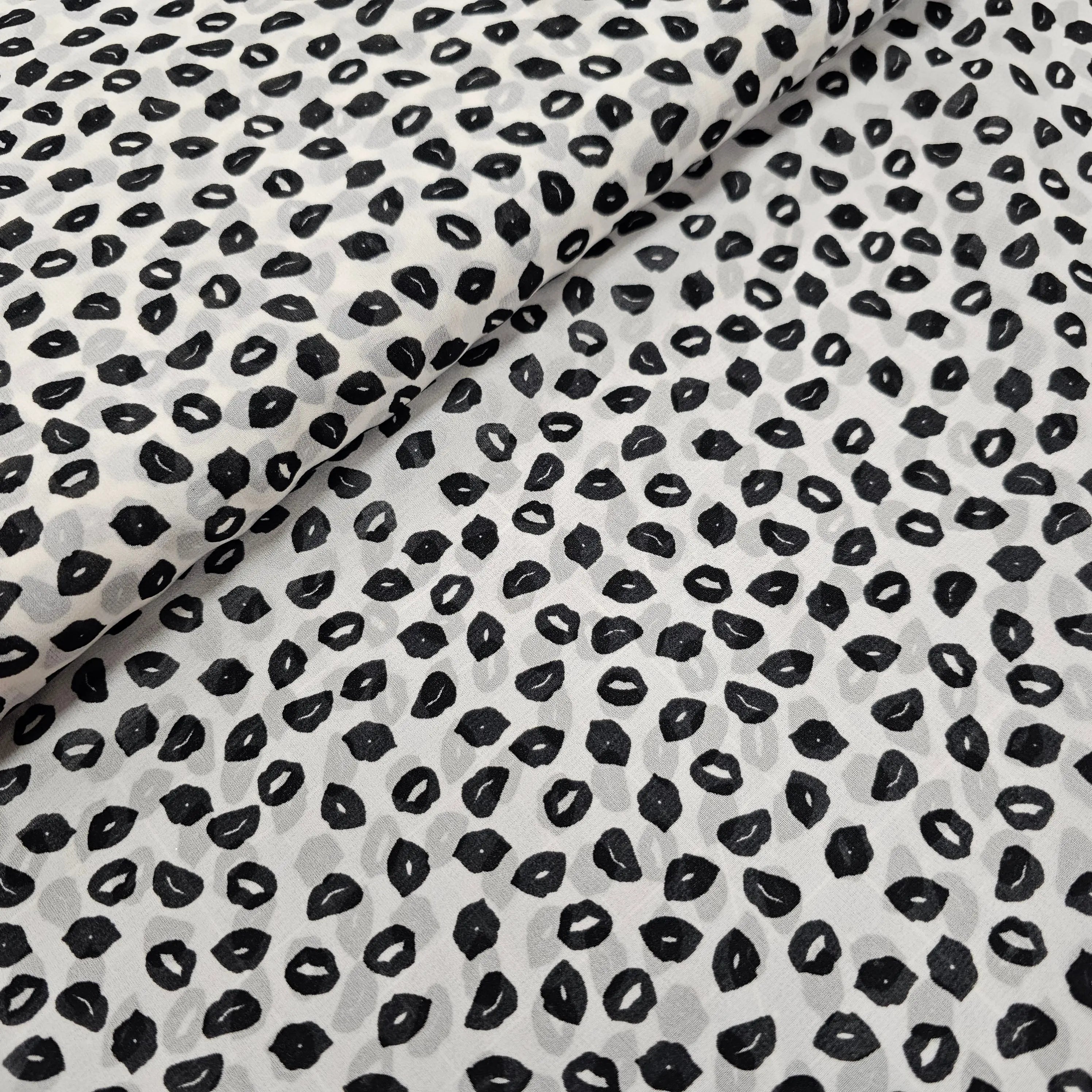 Chiffon Kuss Muster CSM-STOFFE