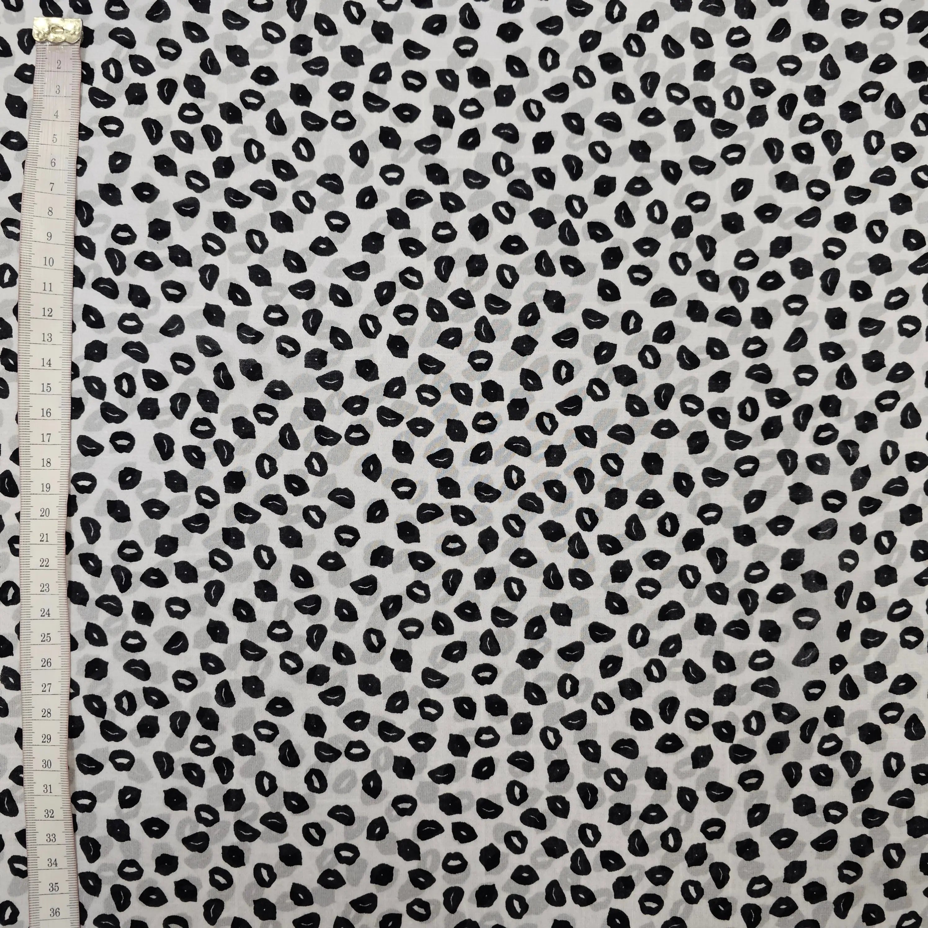 Chiffon Kuss Muster CSM-STOFFE