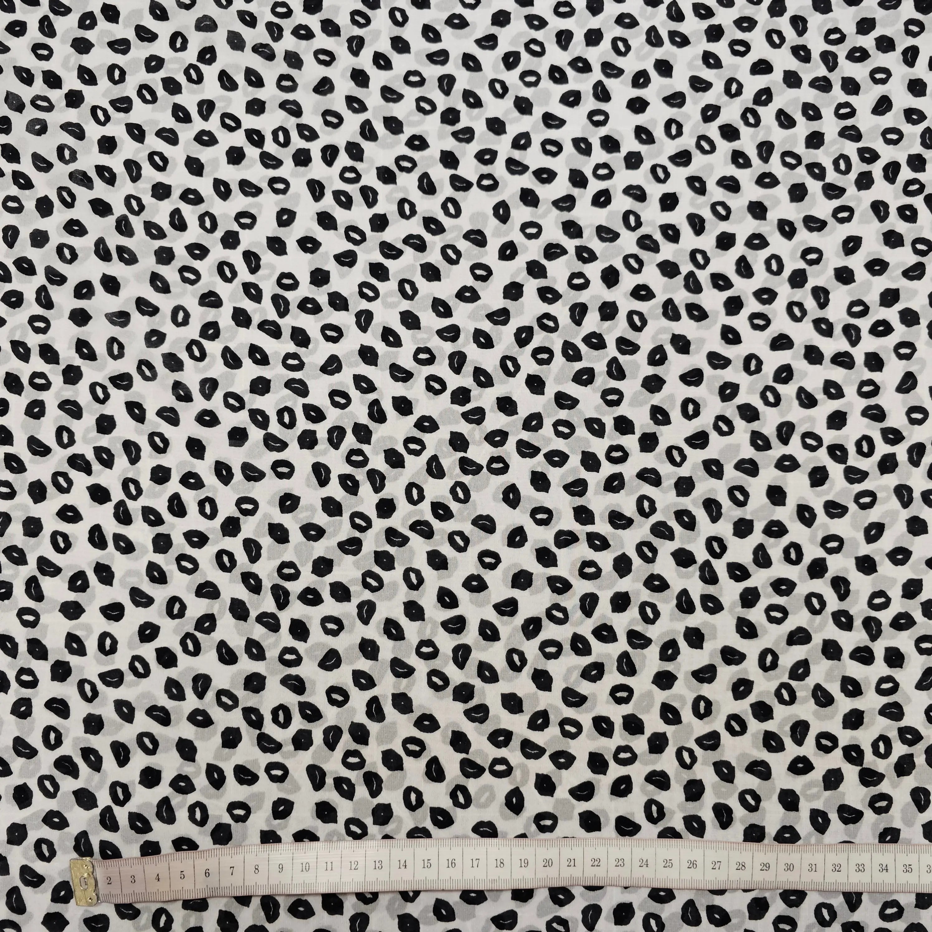 Chiffon Kuss Muster CSM-STOFFE