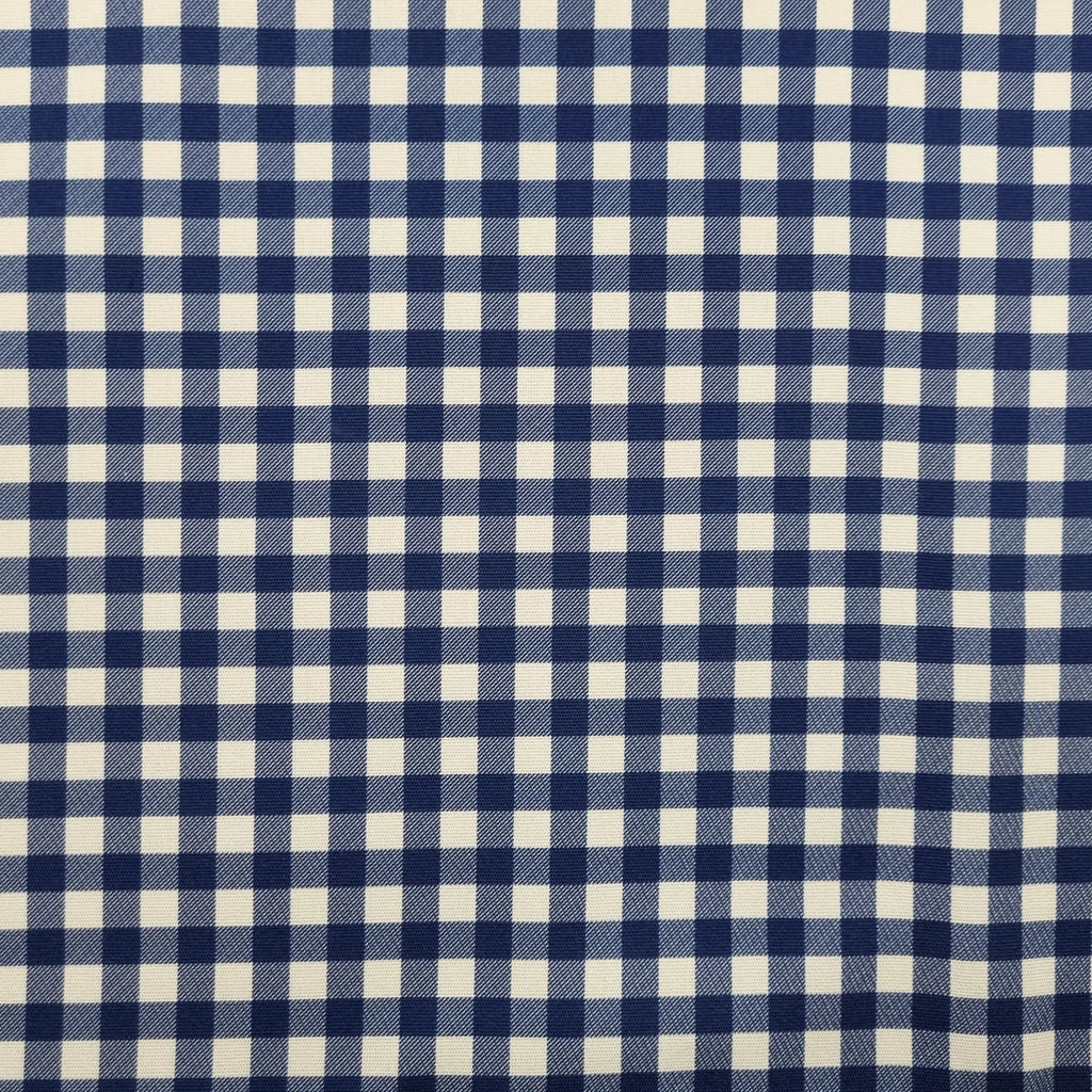 Dekostoff Vichykaro blau 320 cm breit CSM-STOFFE
