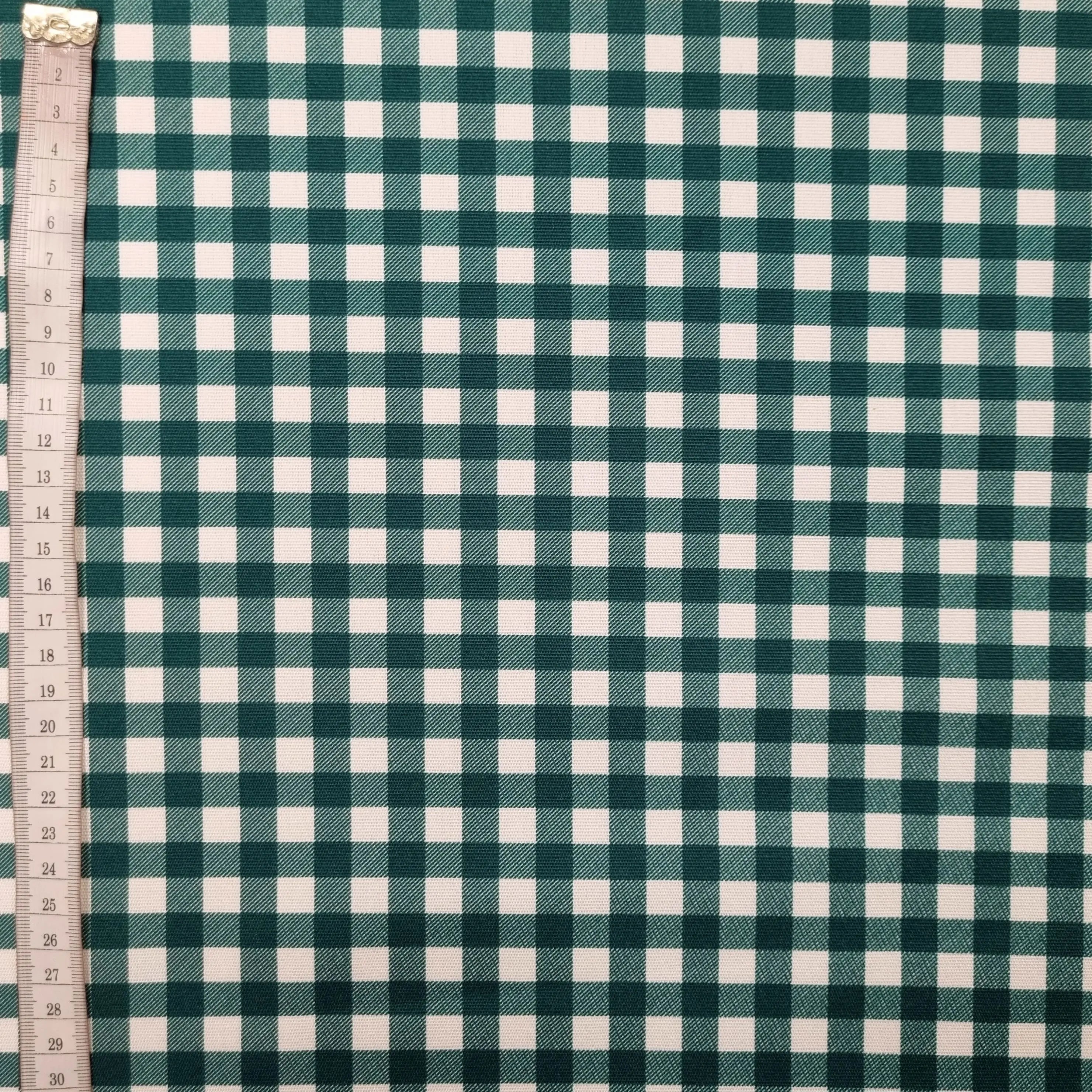 Dekostoff Vichykaro grün 320 cm breit CSM-STOFFE