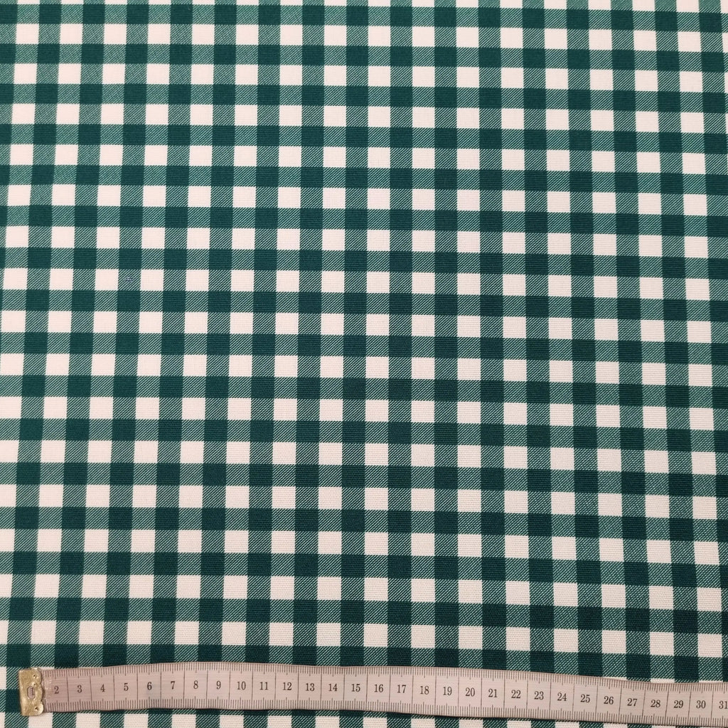 Dekostoff Vichykaro grün 320 cm breit CSM-STOFFE