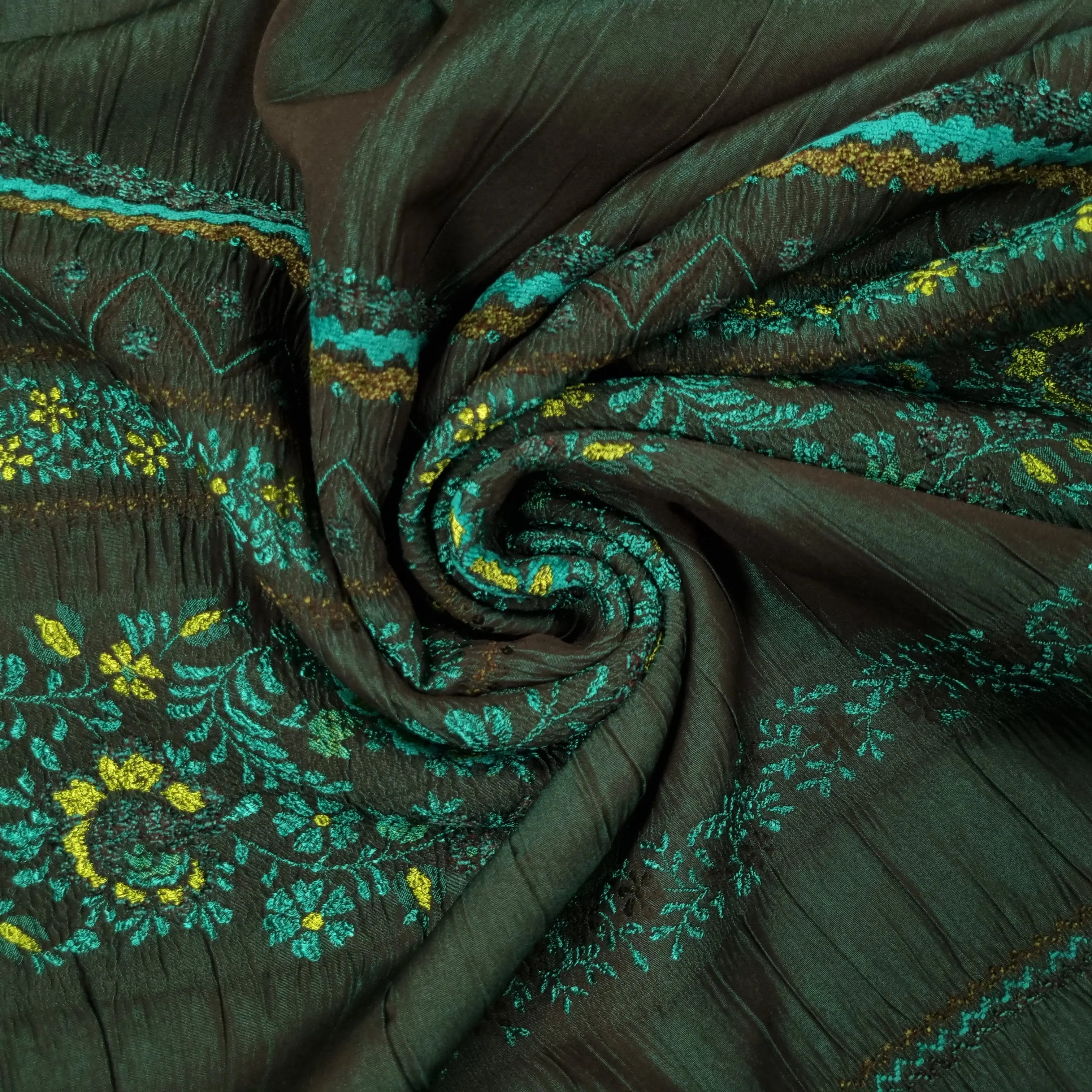 Exklusiver Jacquard Stoff abstrakt gemustert CSM-STOFFE