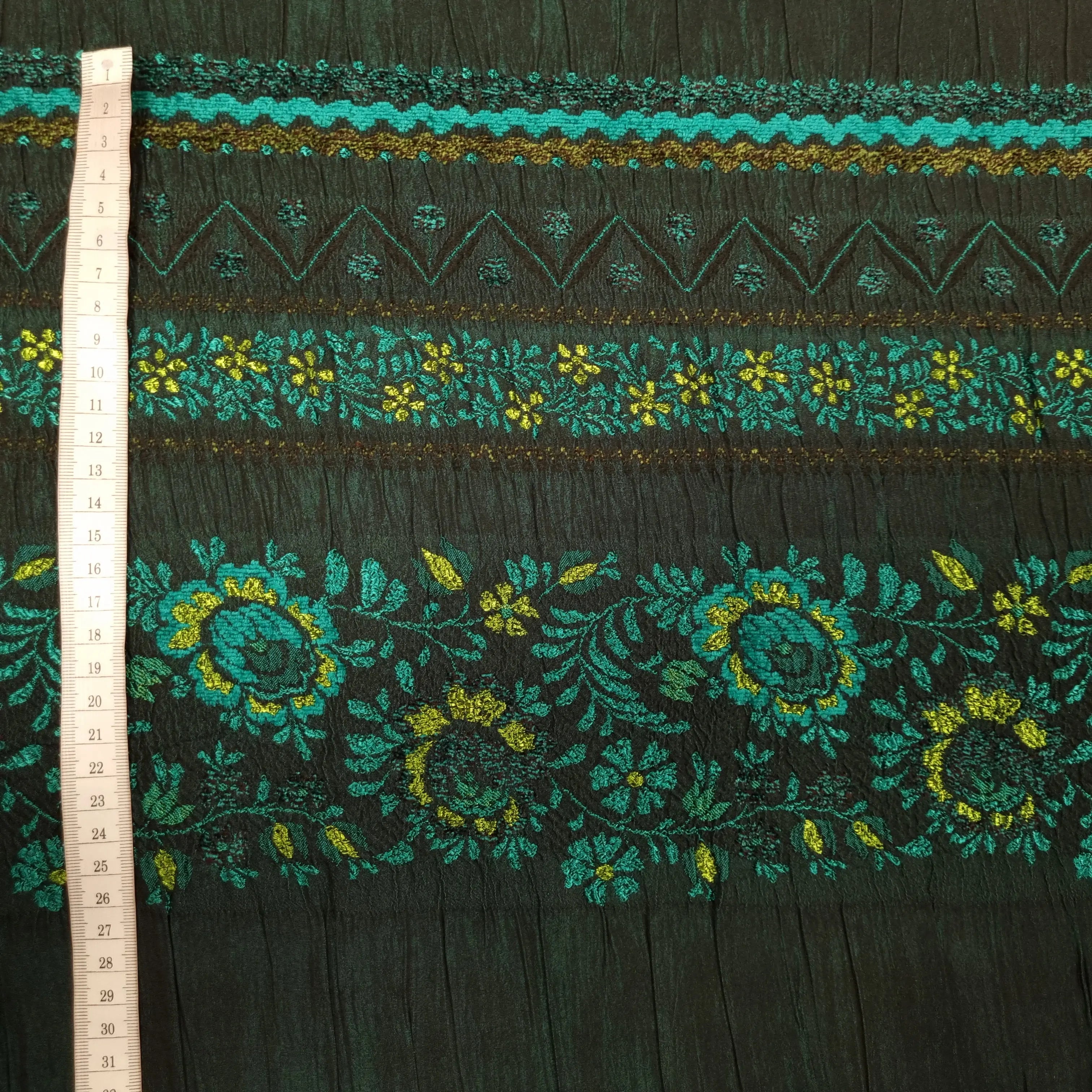 Exklusiver Jacquard Stoff abstrakt gemustert CSM-STOFFE