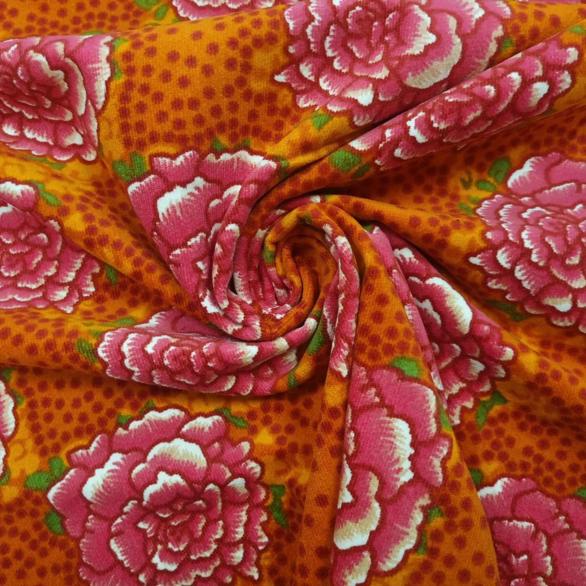Cord mit Blumenmuster