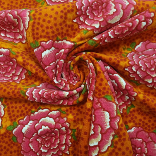 Cord mit Blumenmuster