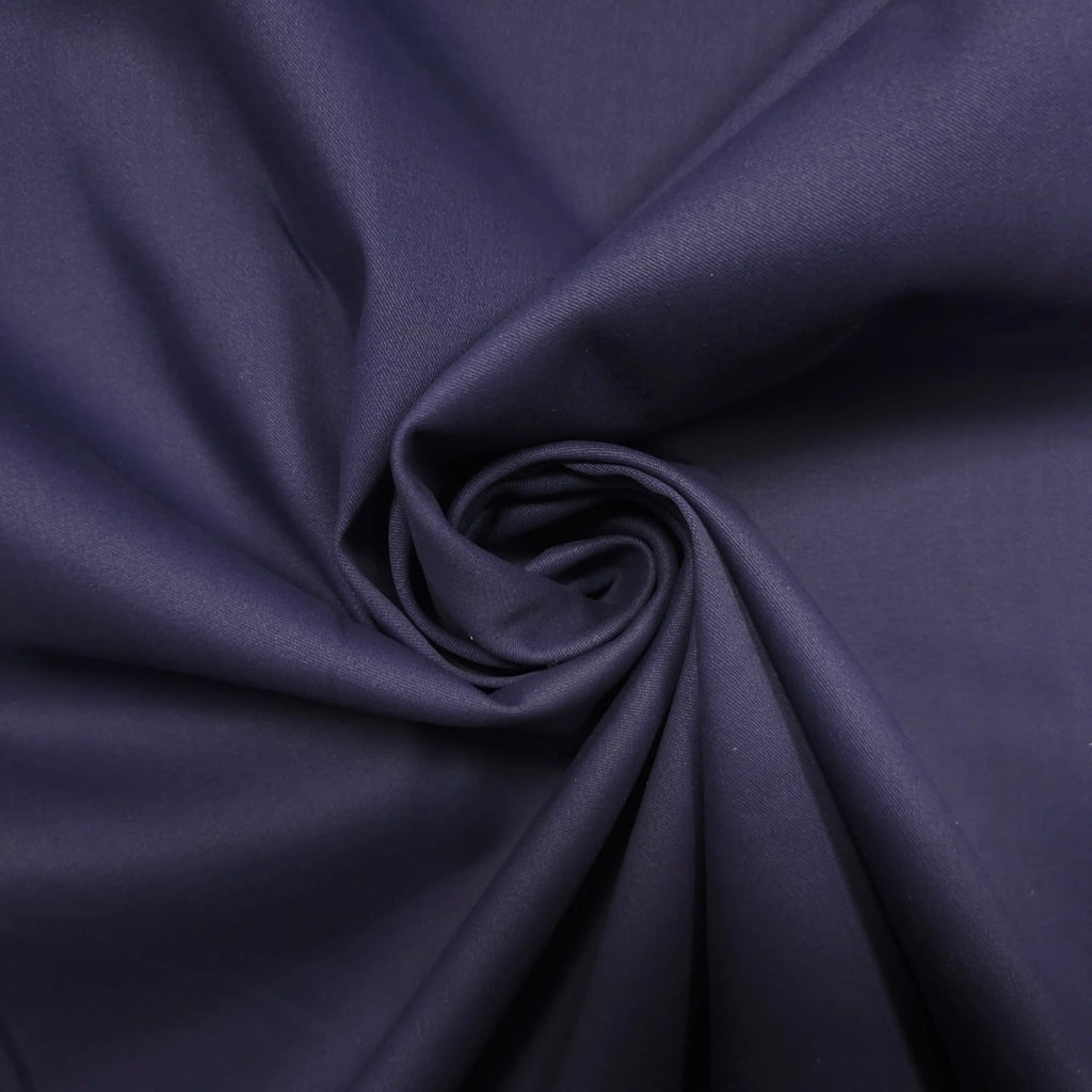 Fester Stretch Baumwollstoff uni blau CSM-STOFFE