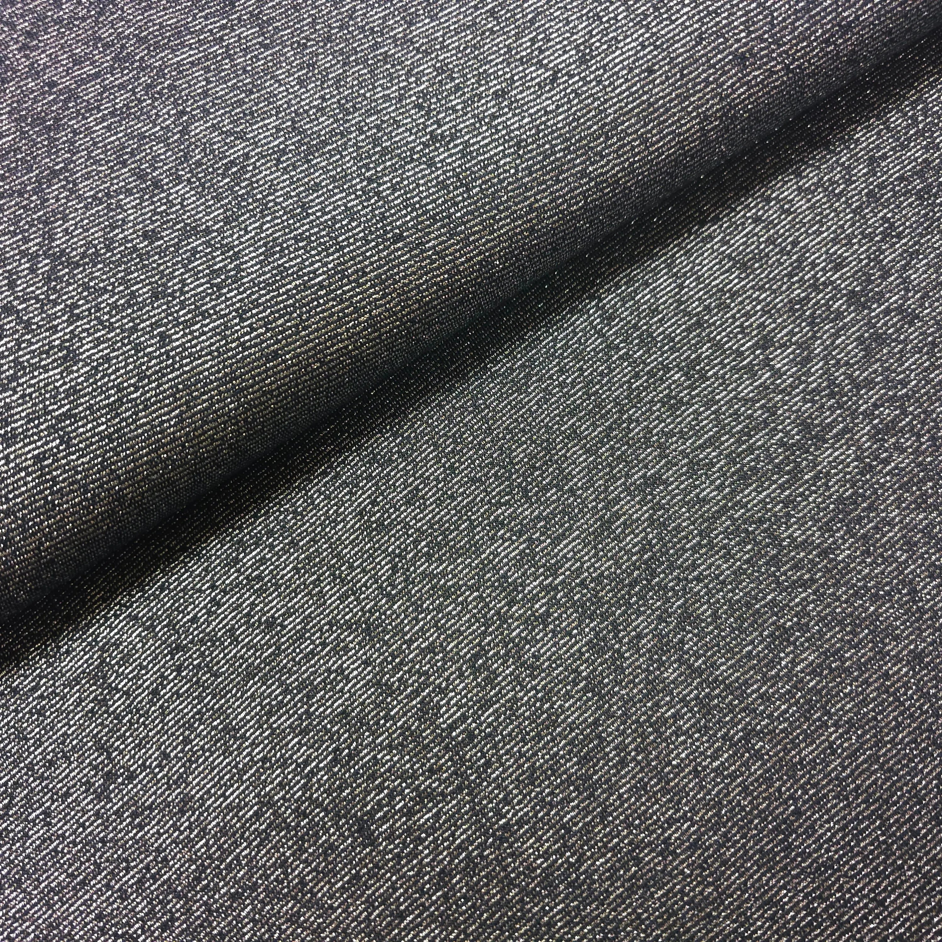 Glitzerstoff Dunkelblau CSM-STOFFE
