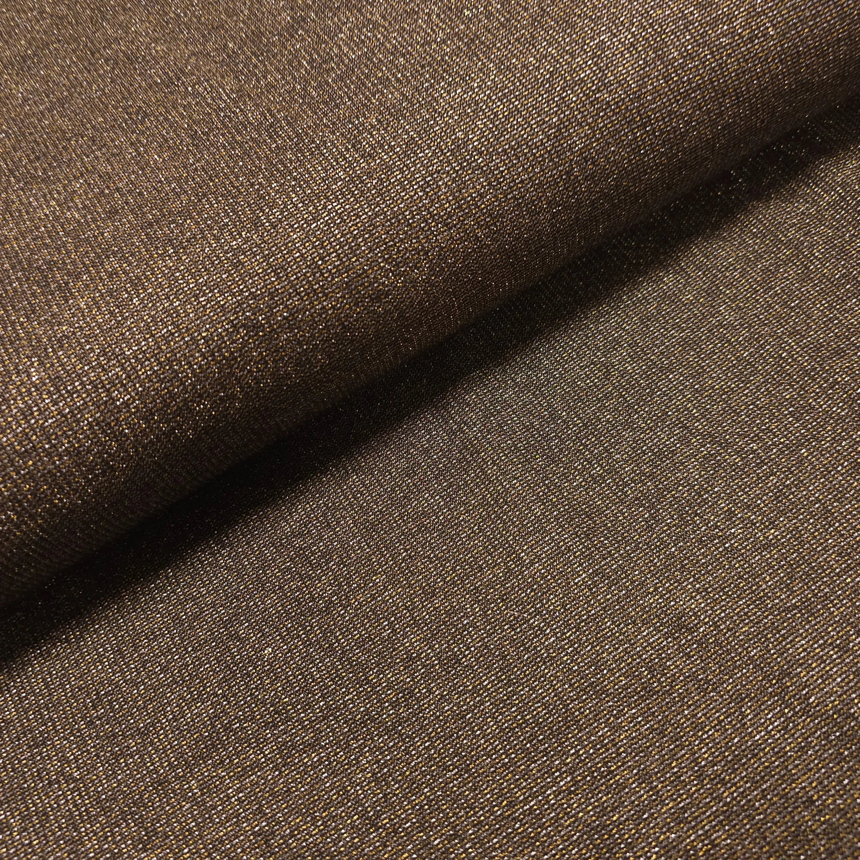 Glitzerstoff braun CSM-STOFFE