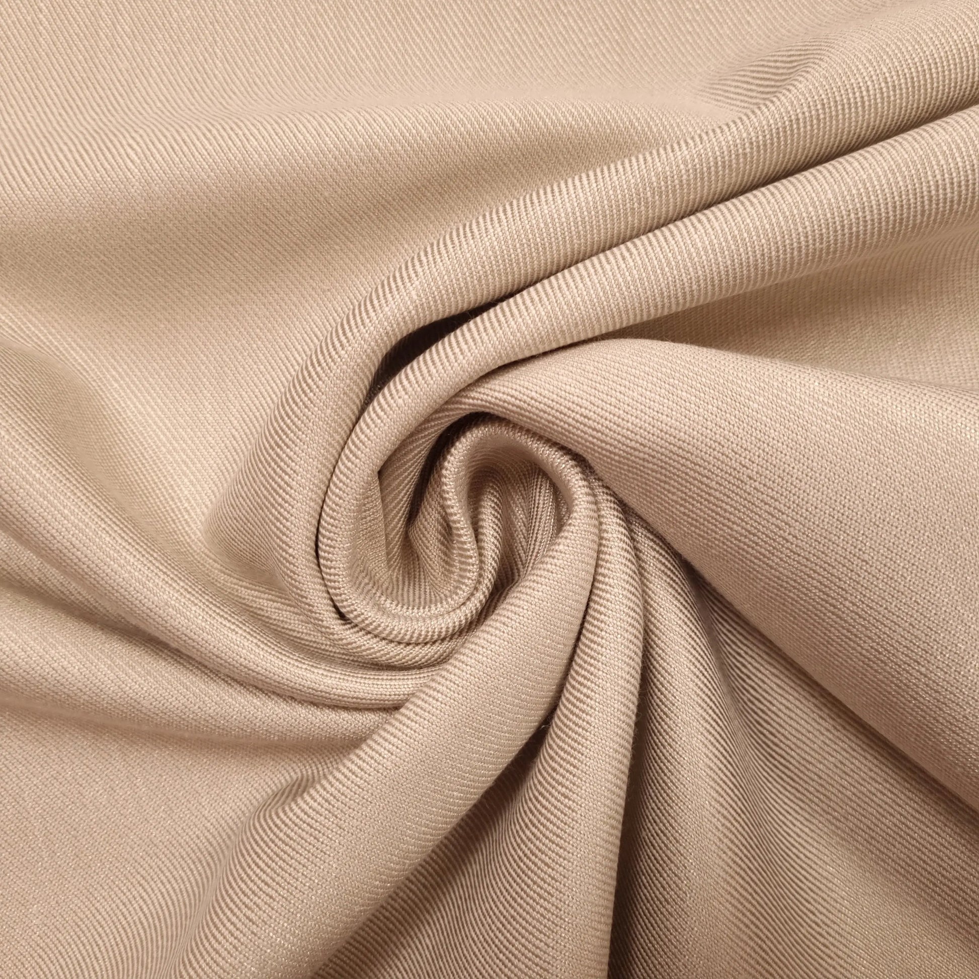 Jeansstoff shiny beige CSM-STOFFE