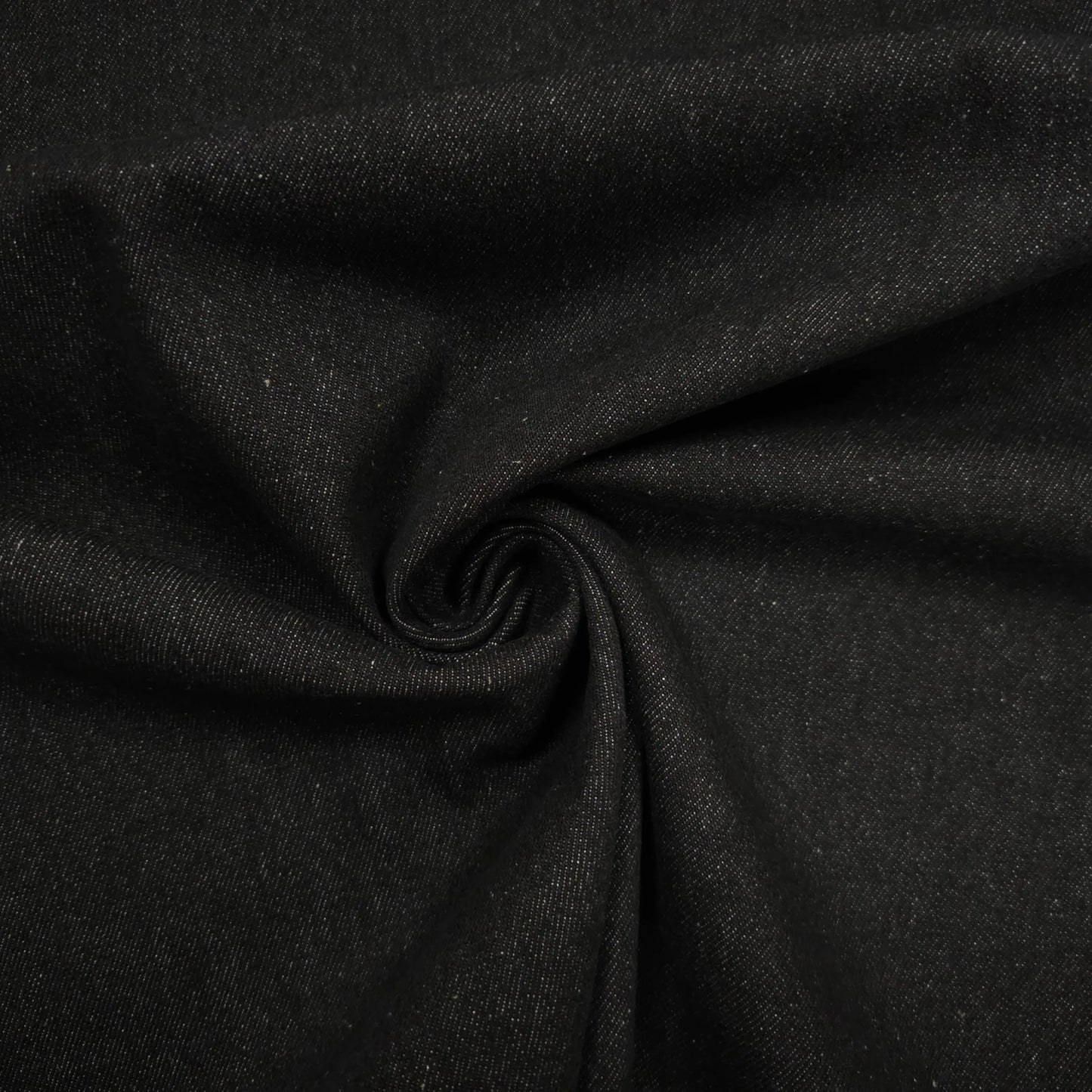 Jeansstoff uni schwarz CSM-STOFFE