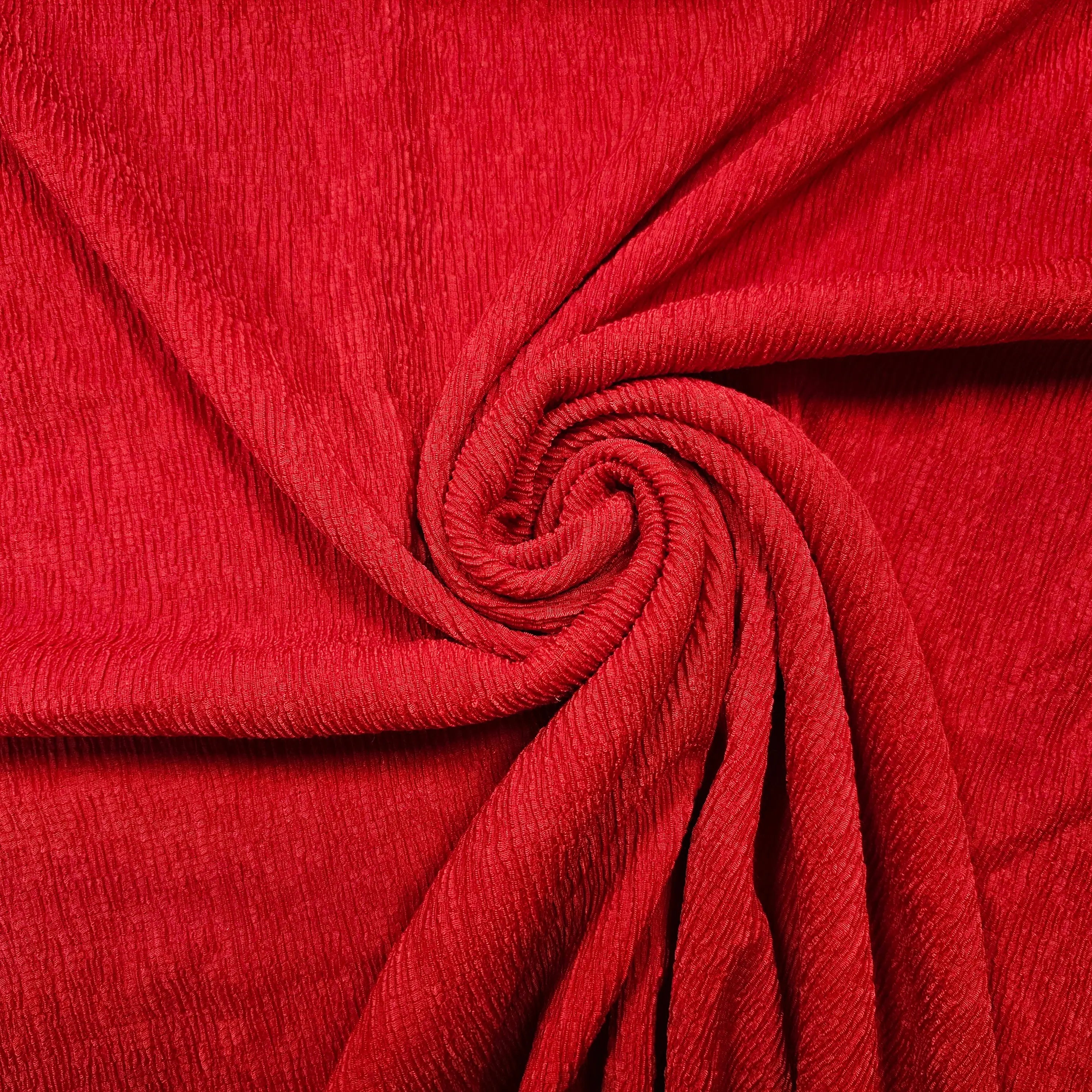 Krinkel Stoff uni rot CSM-STOFFE