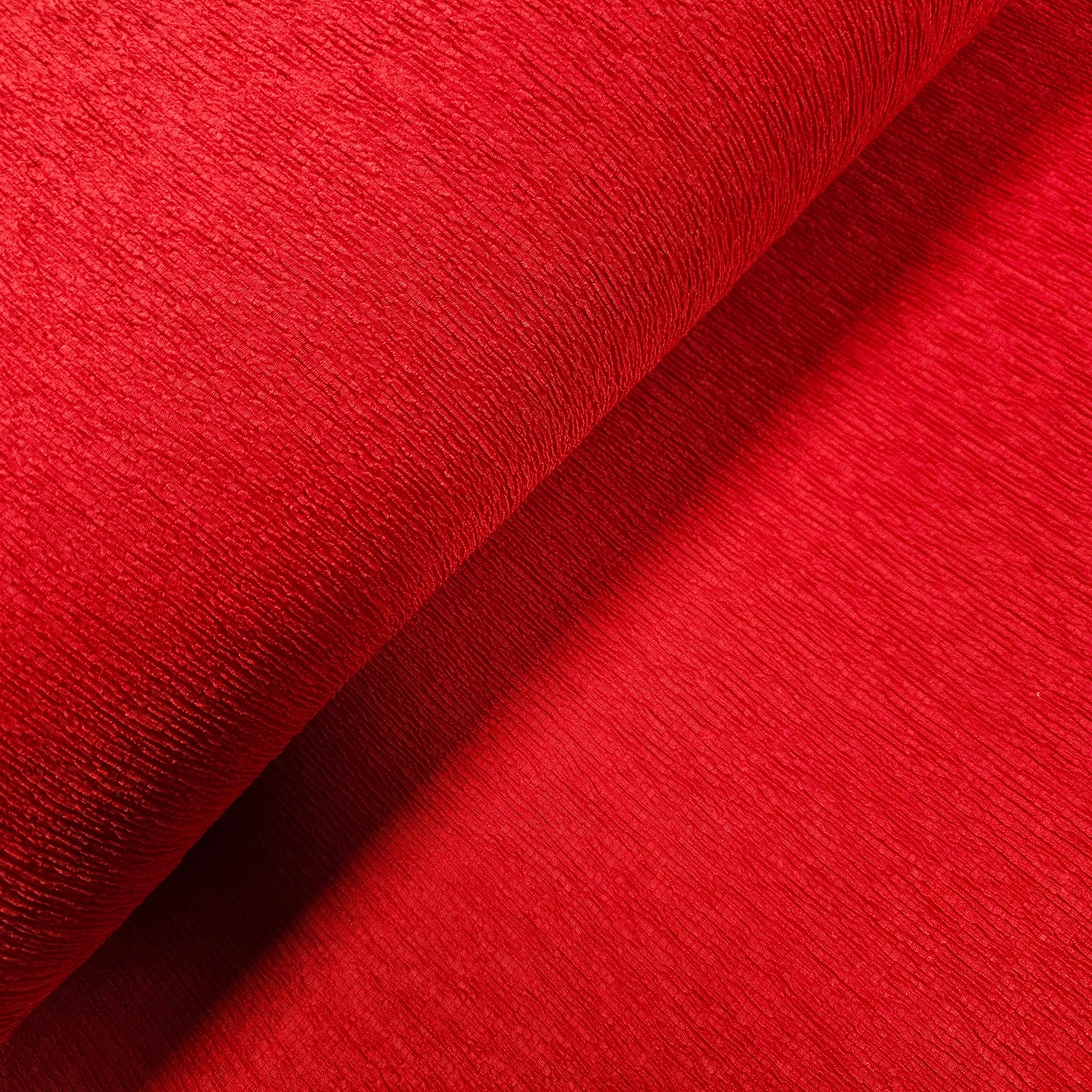Krinkel Stoff uni rot CSM-STOFFE