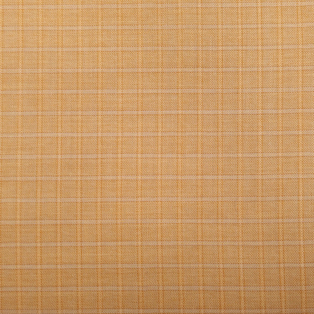 Leichter Schurwollstoff - beige kariert CSM-STOFFE