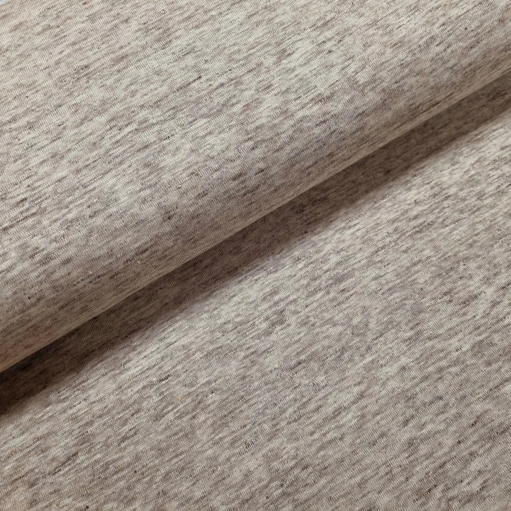 Leinen Stoff meliert, Strickstoff CSM-STOFFE