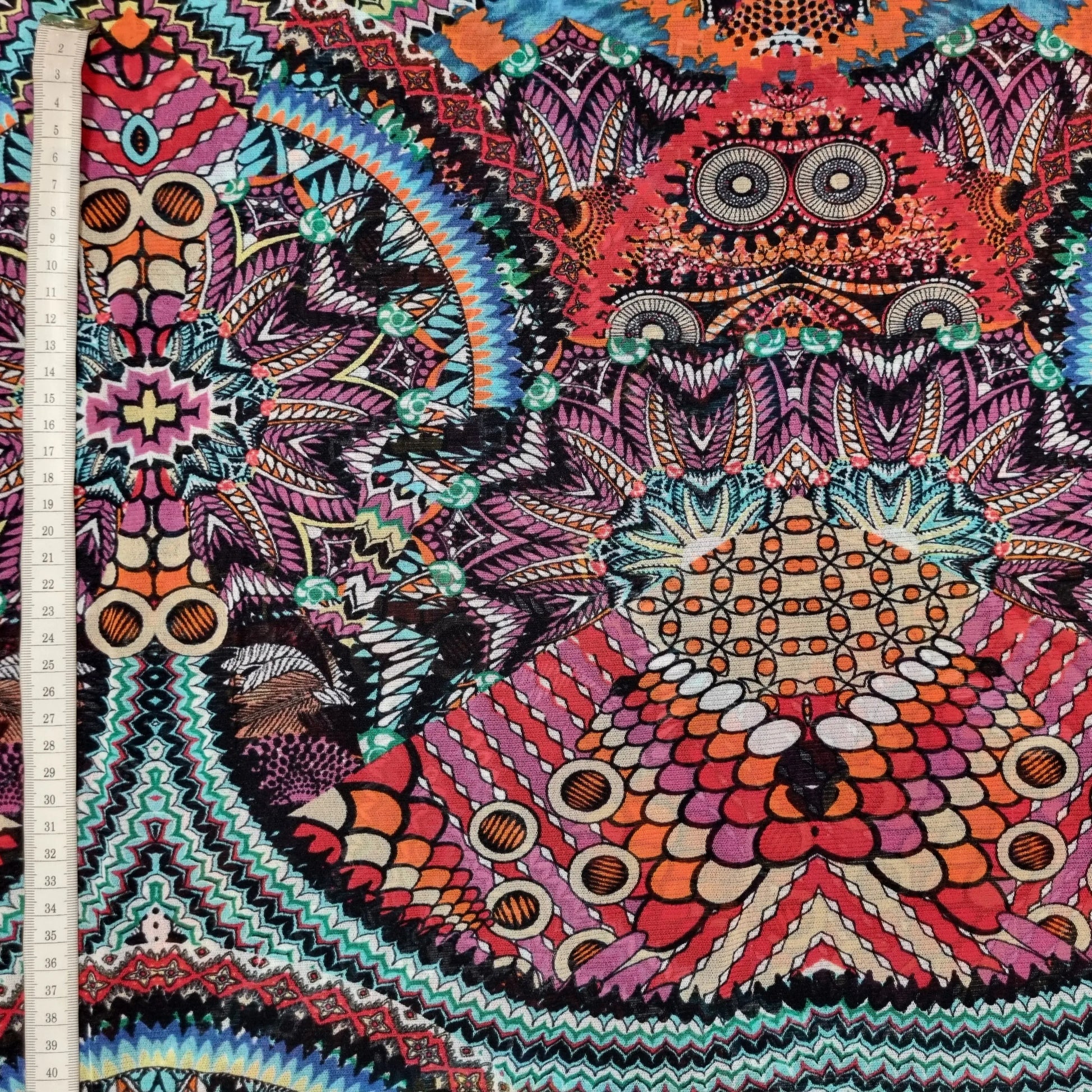 Mesh-Stoff Mandala CSM-STOFFE
