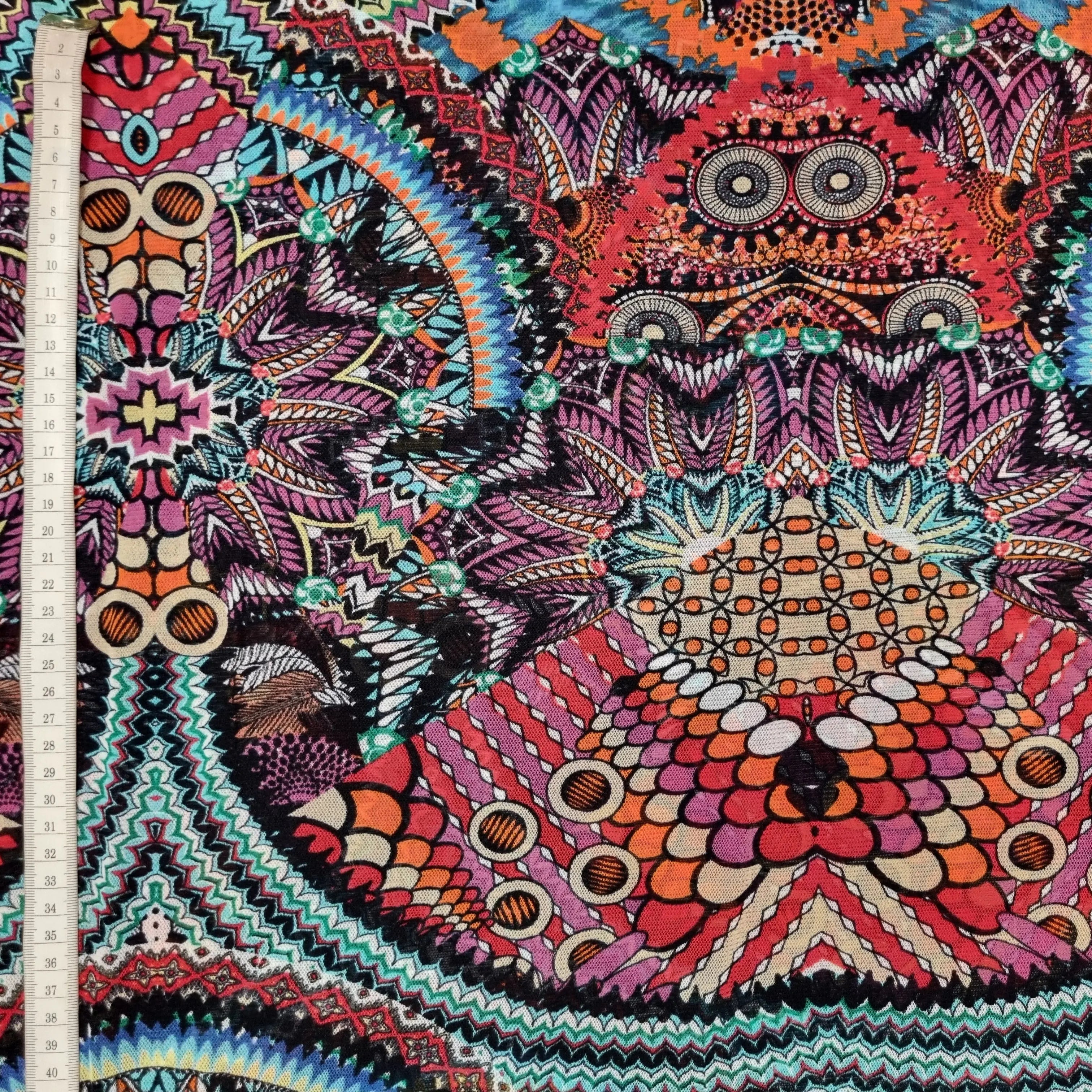 Mesh-Stoff Mandala CSM-STOFFE