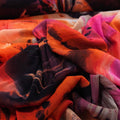 Mesh-Stoff mit Blumenmuster CSM-STOFFE