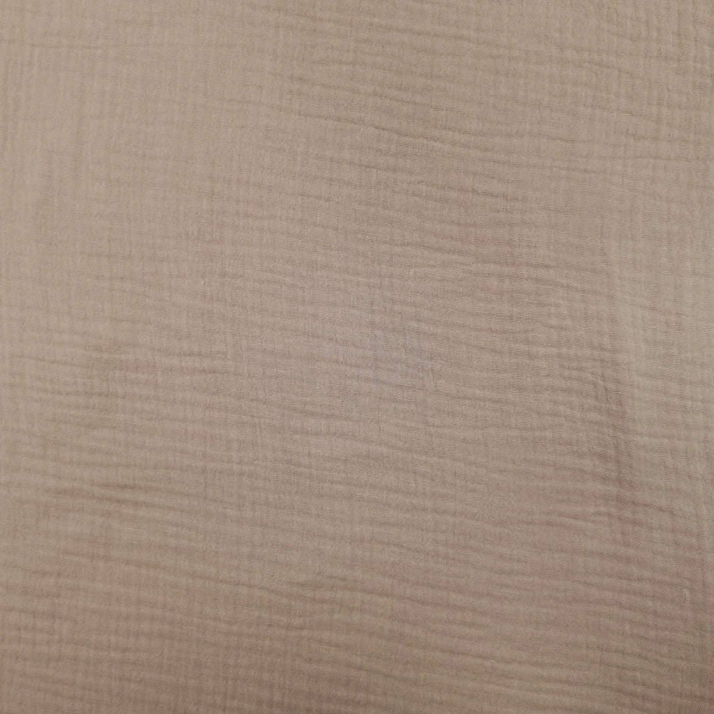 Musselin beige Double Gauze CSM-STOFFE