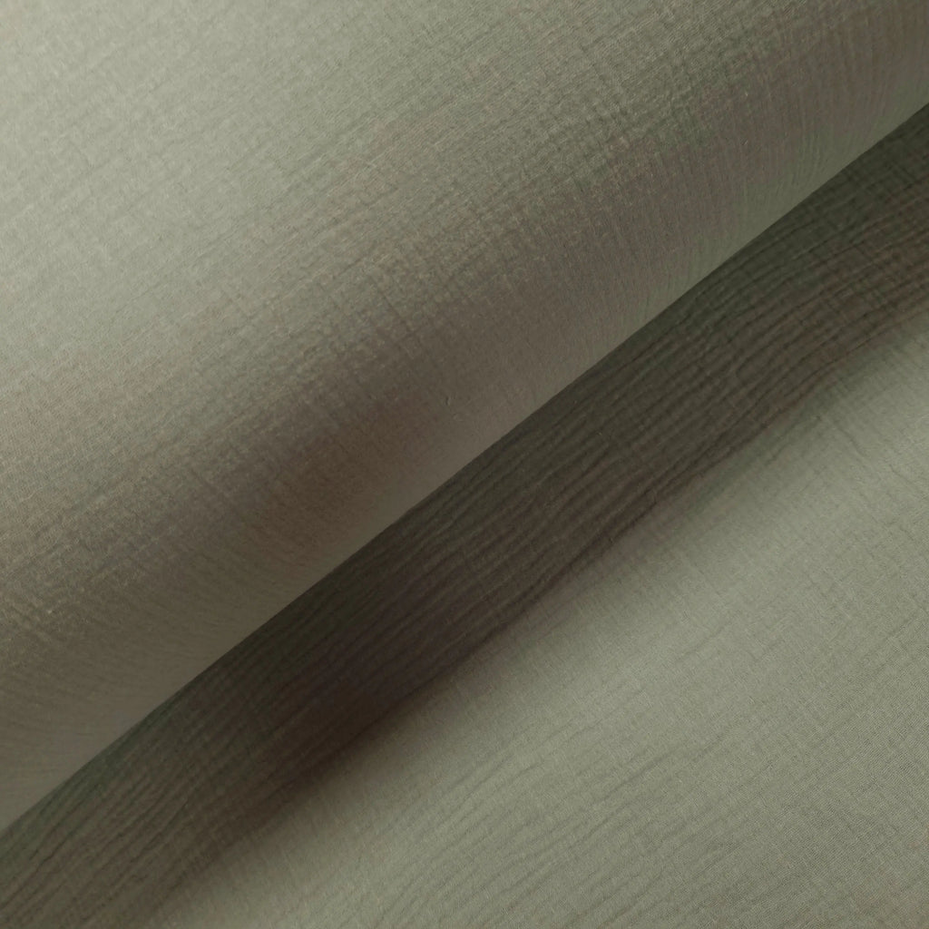 Musselin schilf grün Double Gauze CSM-STOFFE