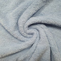 Plüschstoff Babyblau 