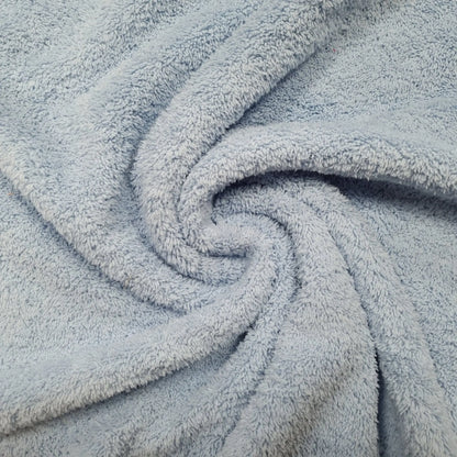 Plüschstoff Babyblau 