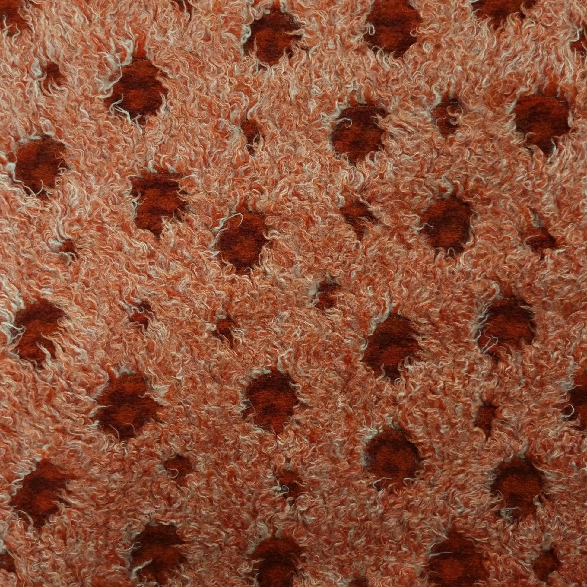 Plüschstoff rot weiss