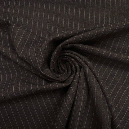 Polyester-, Baumwollstoff | braun | gestreift CSM-STOFFE