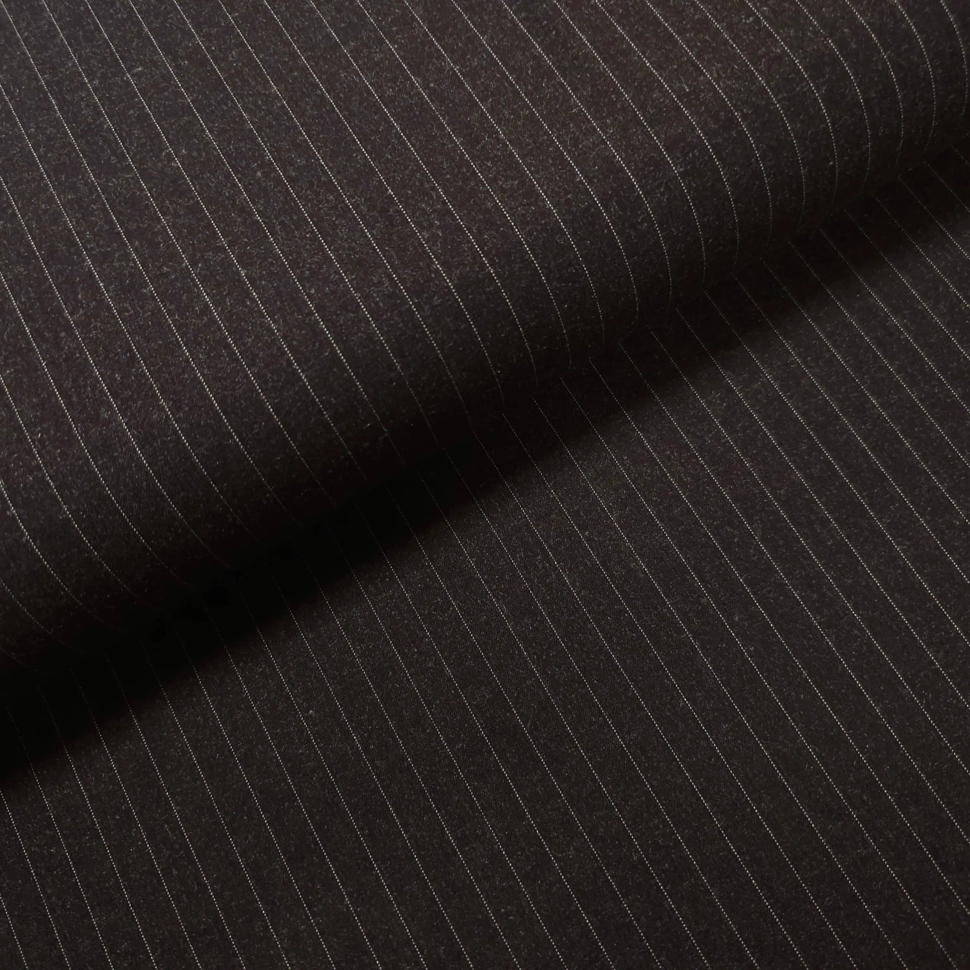 Polyester-, Baumwollstoff | braun | gestreift CSM-STOFFE