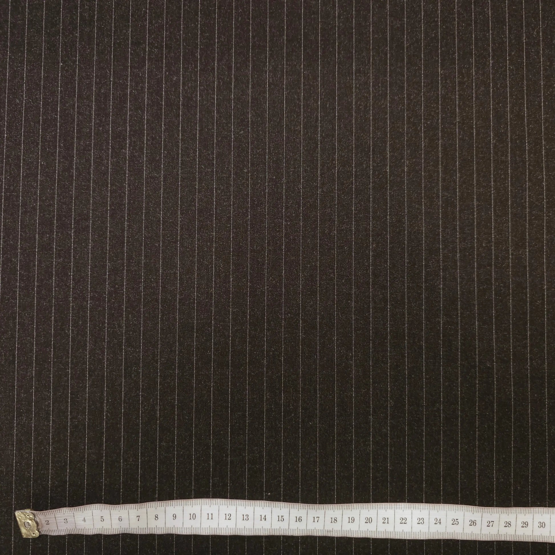 Polyester-, Baumwollstoff | braun | gestreift CSM-STOFFE