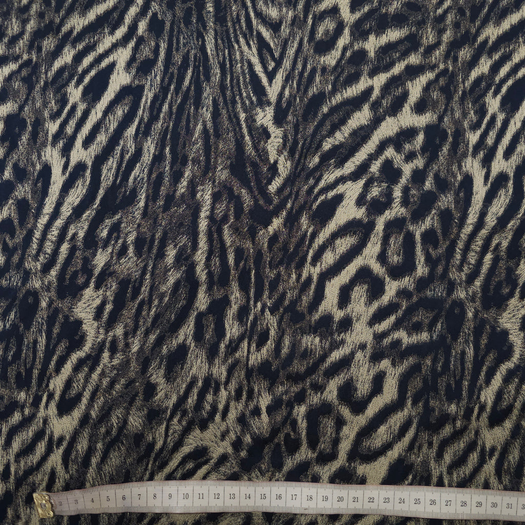 Polyesterstoff double face | Tiger/Leopard CSM-STOFFE