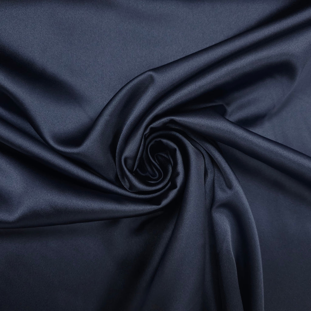 Premium Stretch Satin blau CSM-STOFFE