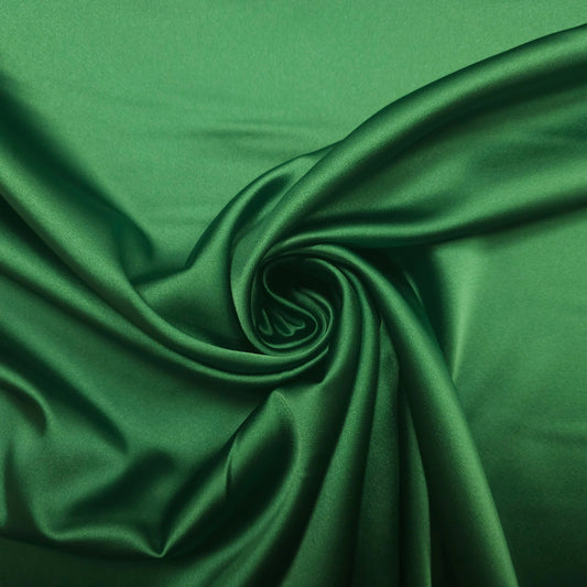 Premium Stretch Satin grün CSM-STOFFE