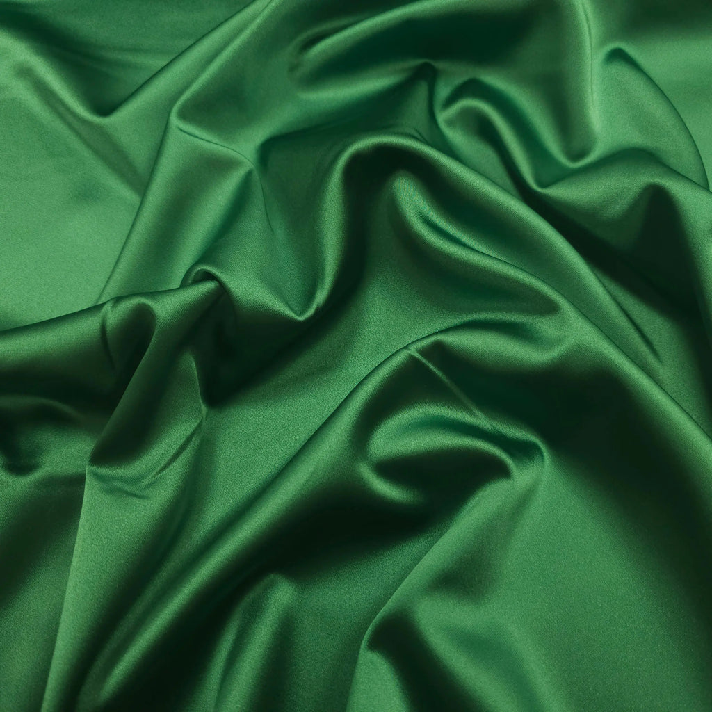 Premium Stretch Satin grün CSM-STOFFE