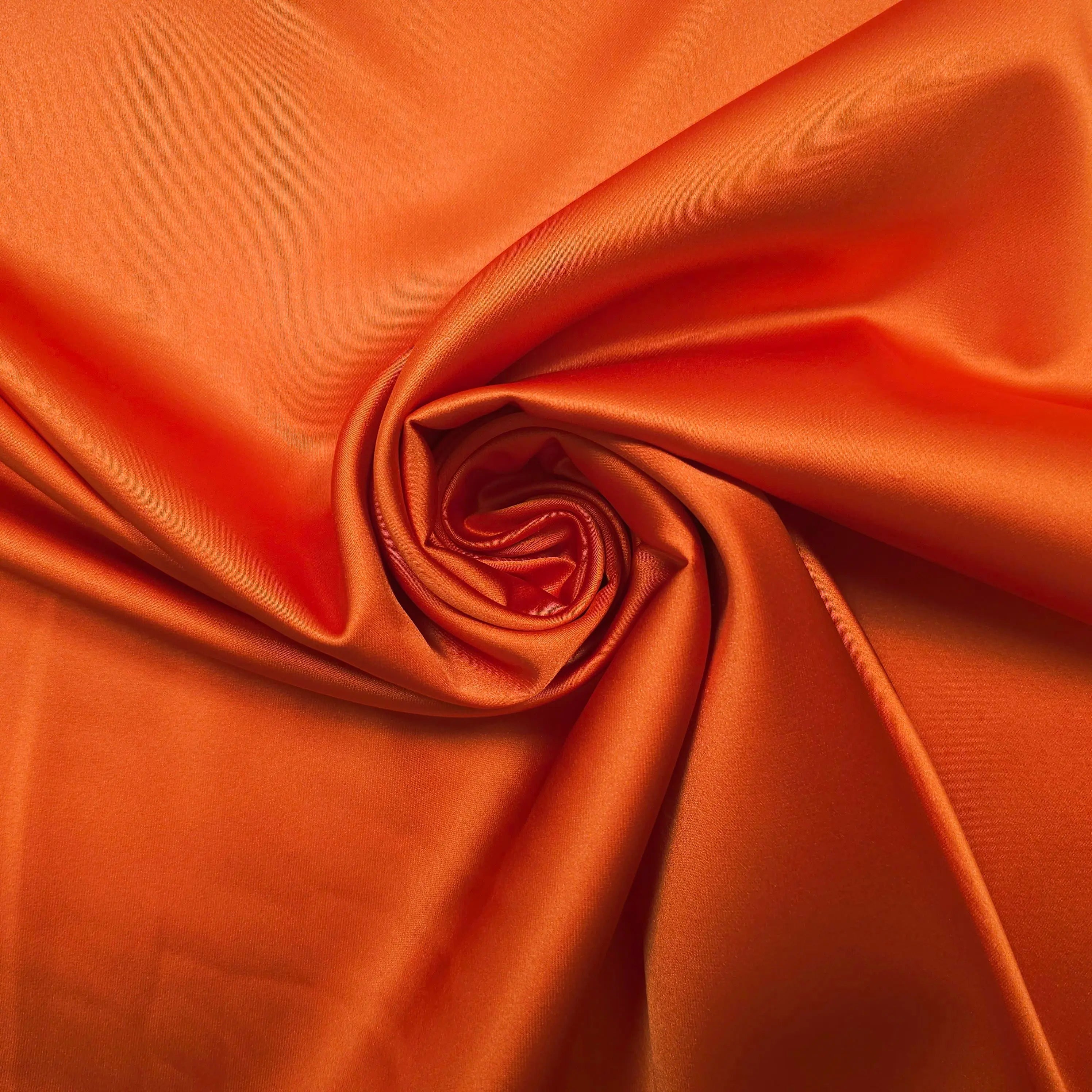 Premium Stretch Satin orange CSM-STOFFE