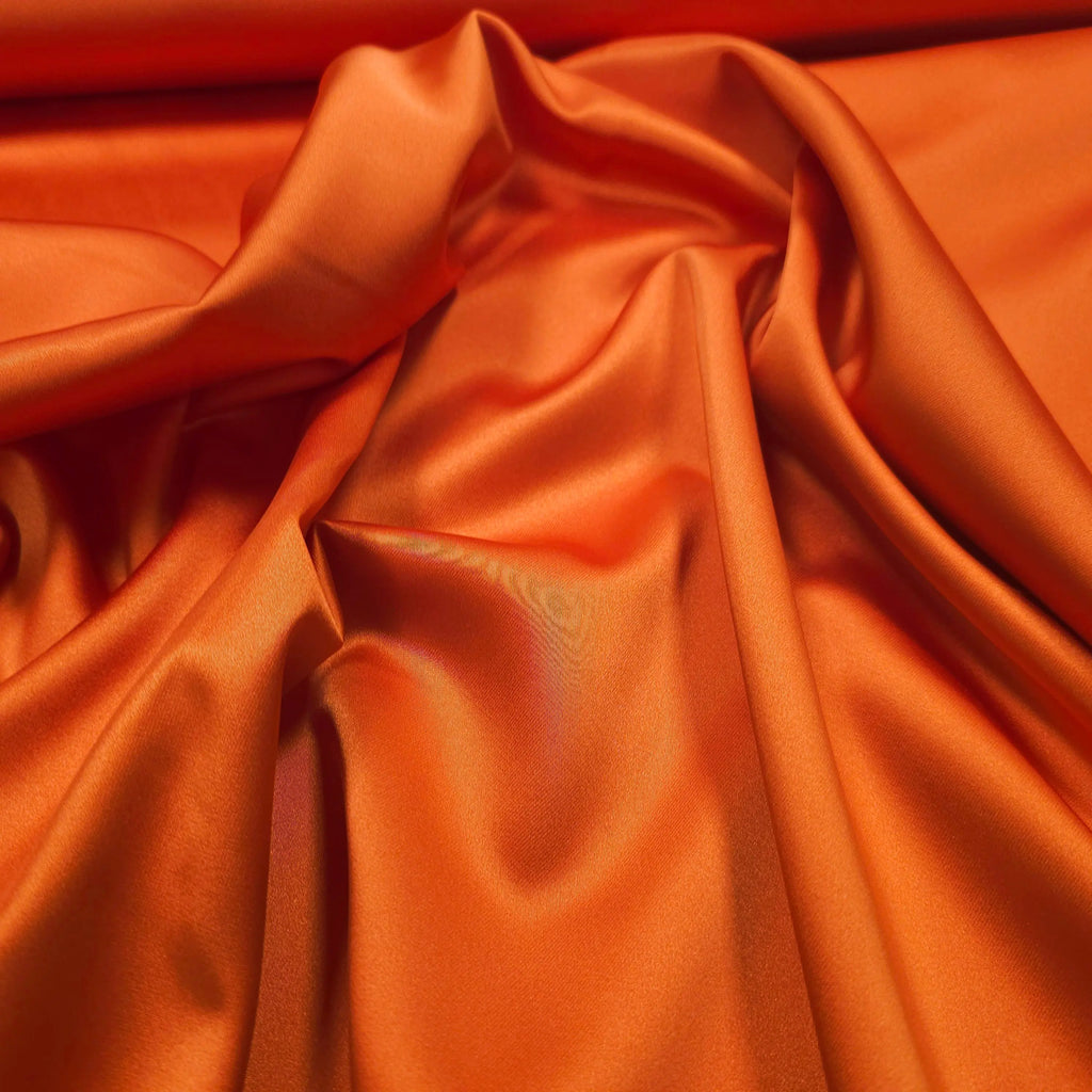 Premium Stretch Satin orange CSM-STOFFE