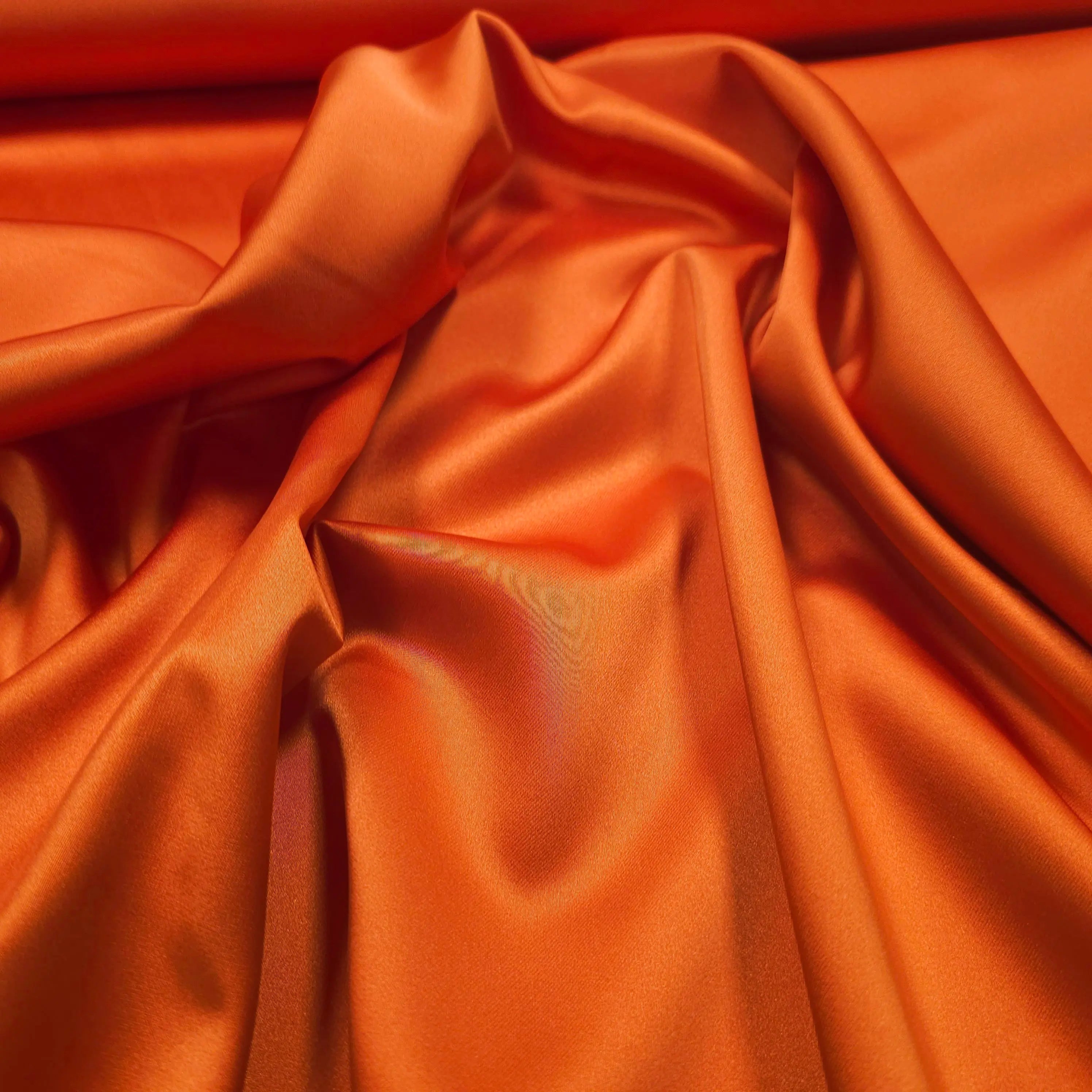 Premium Stretch Satin orange CSM-STOFFE